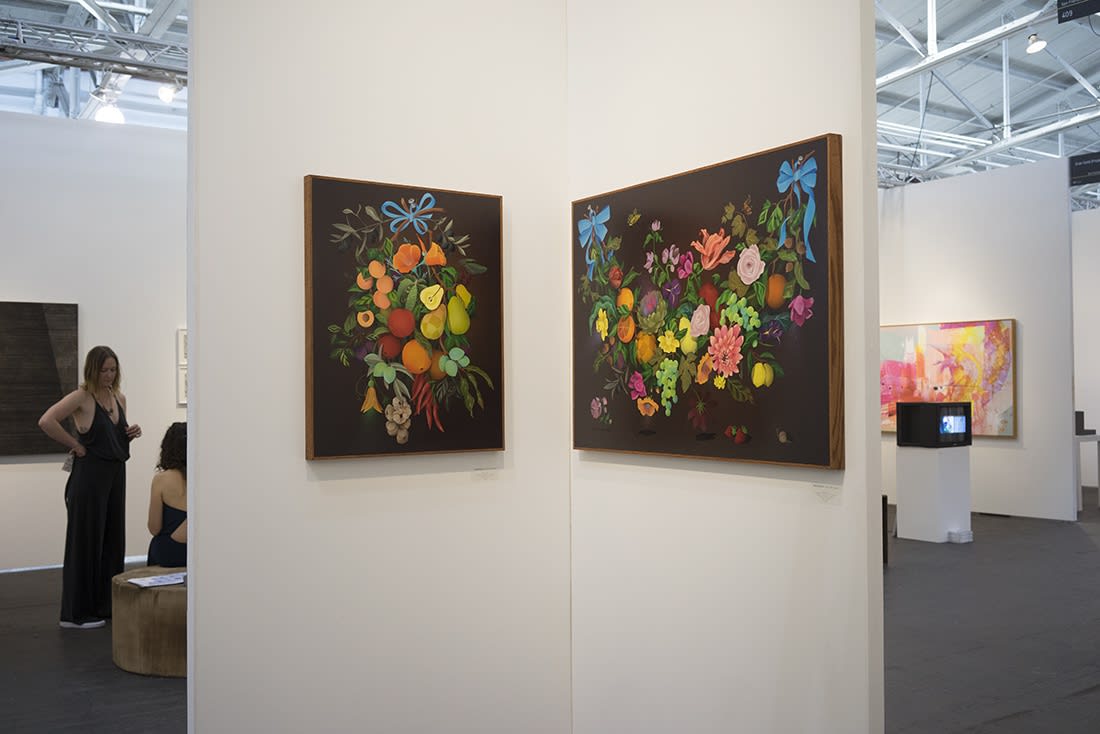 Installation detail of Art Market SF