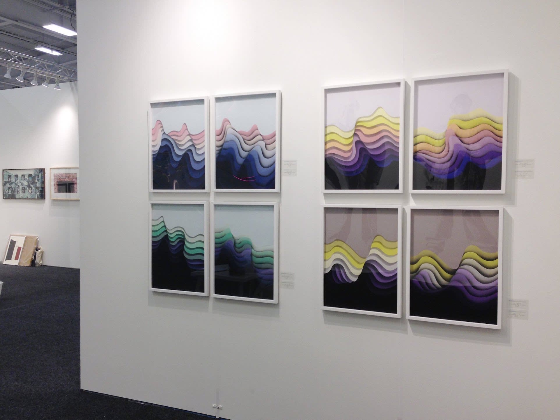 Installation image from Art on Paper NYC 2016