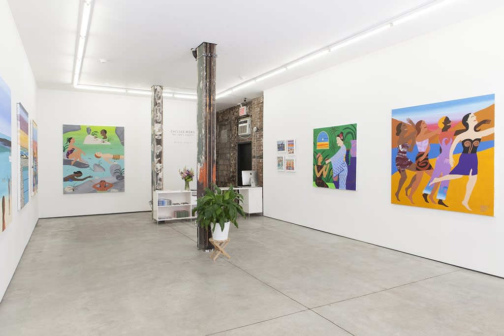 Installation Image from Chelsea Wong's "The Sun's Energy" at Hashimoto Contemporary NYC