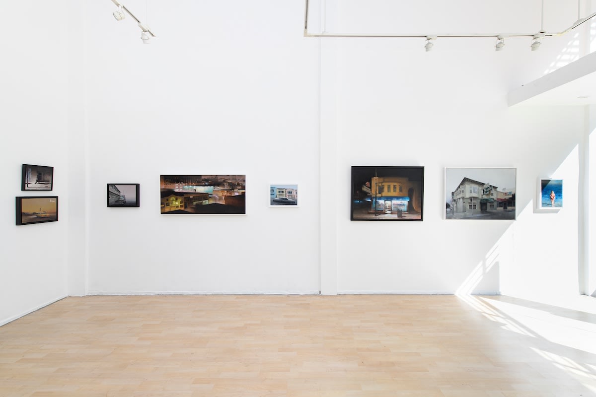 Installation image of Kim Cogan's "Here Nor There" at Hashimoto Contemporary SF