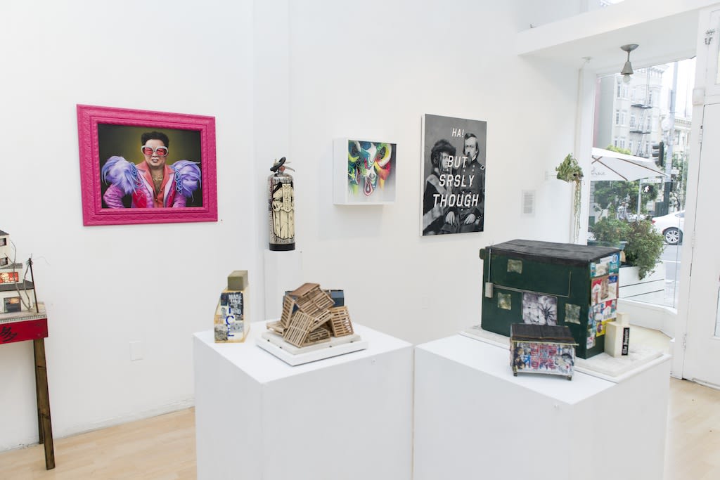 Install of 'Summer Group Show' 2015