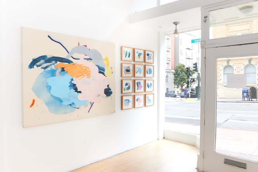 Installation image from Heather Day's "Keep Still" at Hashimoto Contemporary SF
