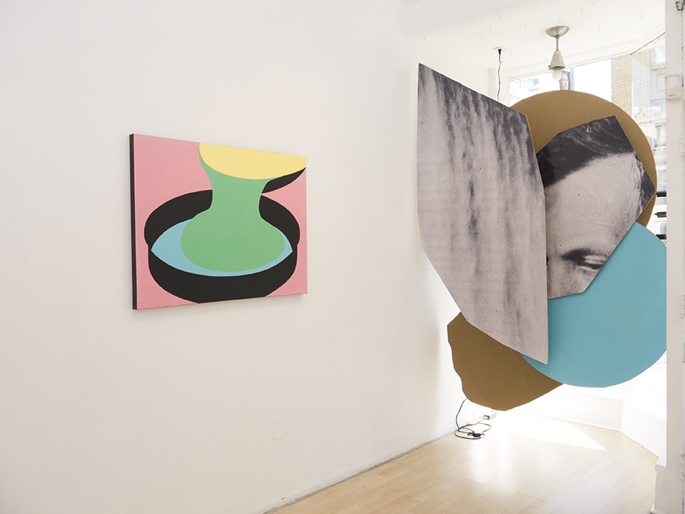 Installation view of Mario Wagner solo exhibition in 2015