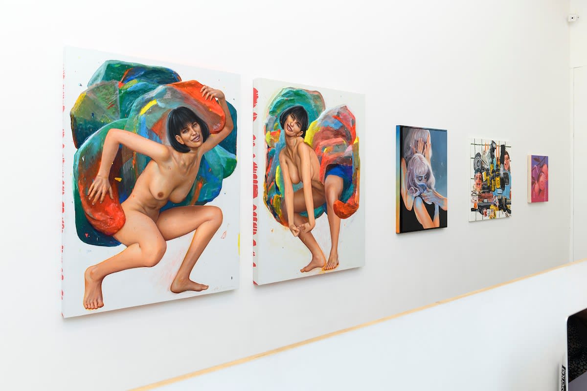 Gallery installation view of Hashimoto Contemporary LA