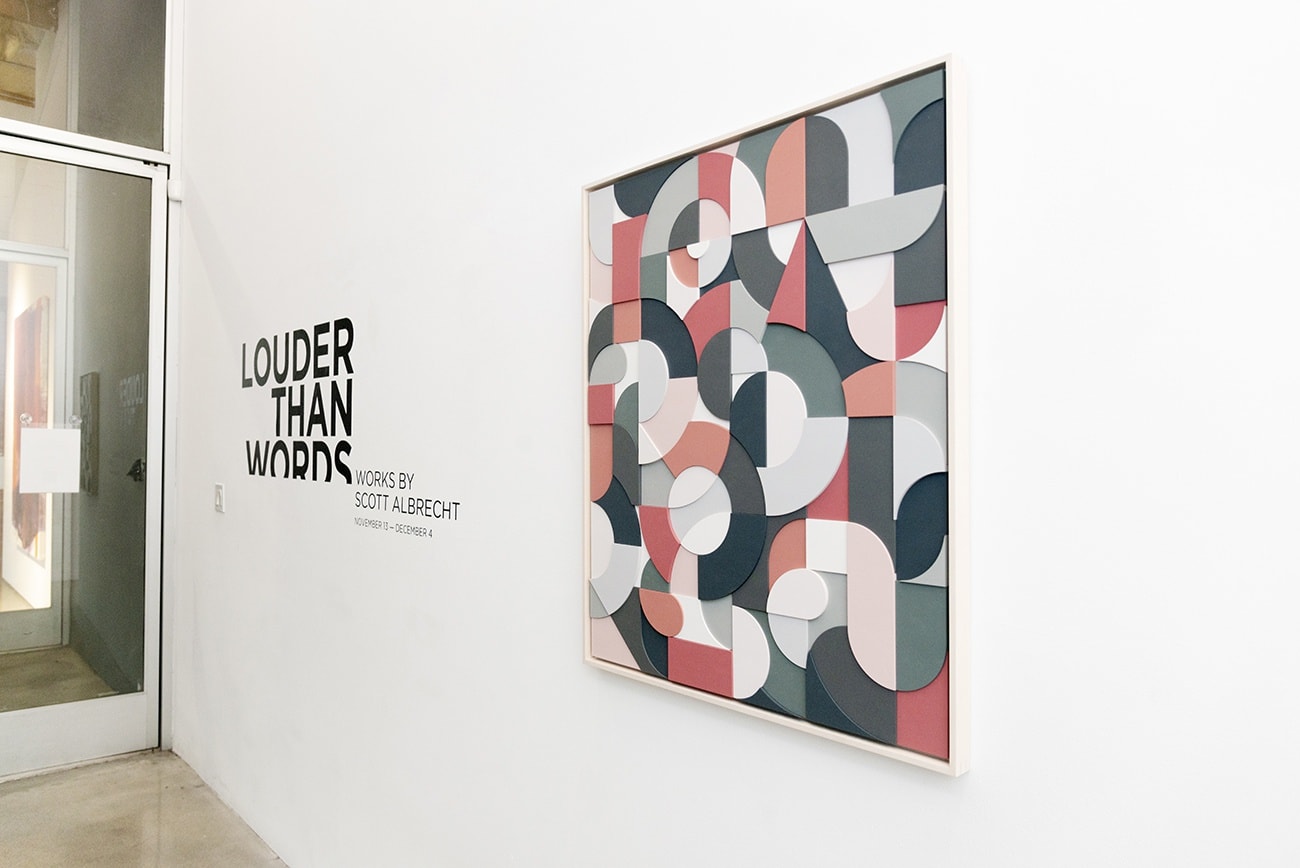 Scott Albrecht installation view at Hashimoto Contemporary Los Angeles