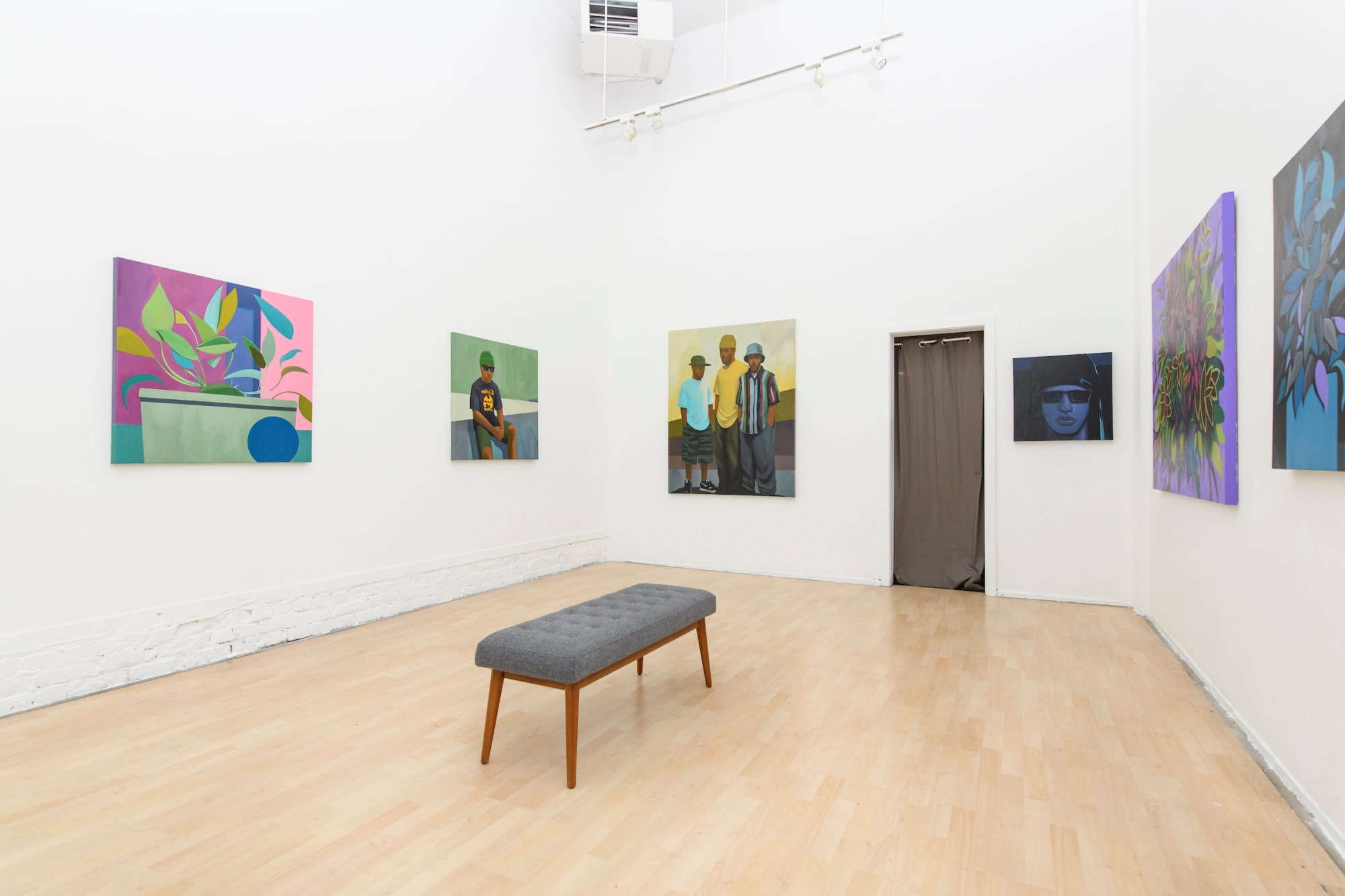 install photo of Dennis Brown's show at Hashimoto Contemporary San Francisco 