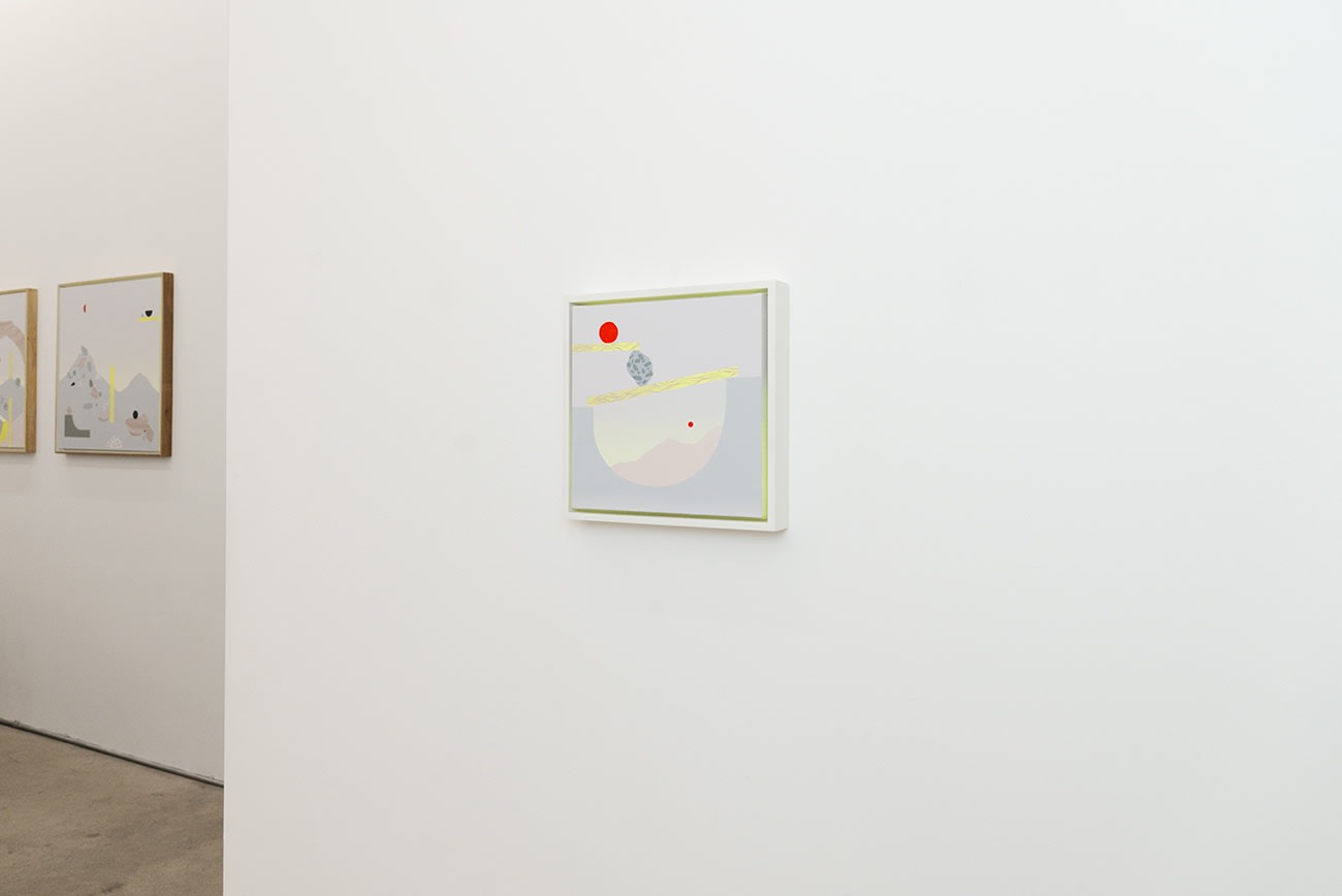 Madeleine Tonzi solo exhibition Lunar Construction Zone installation view at Hashimoto Contemporary Los Angeles