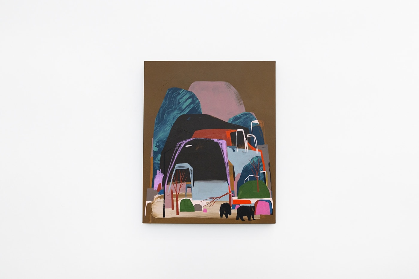 Seonna Hong "Things Will Get Better" installation view at Hashimoto San Francisco featuring abstract paintings on walls