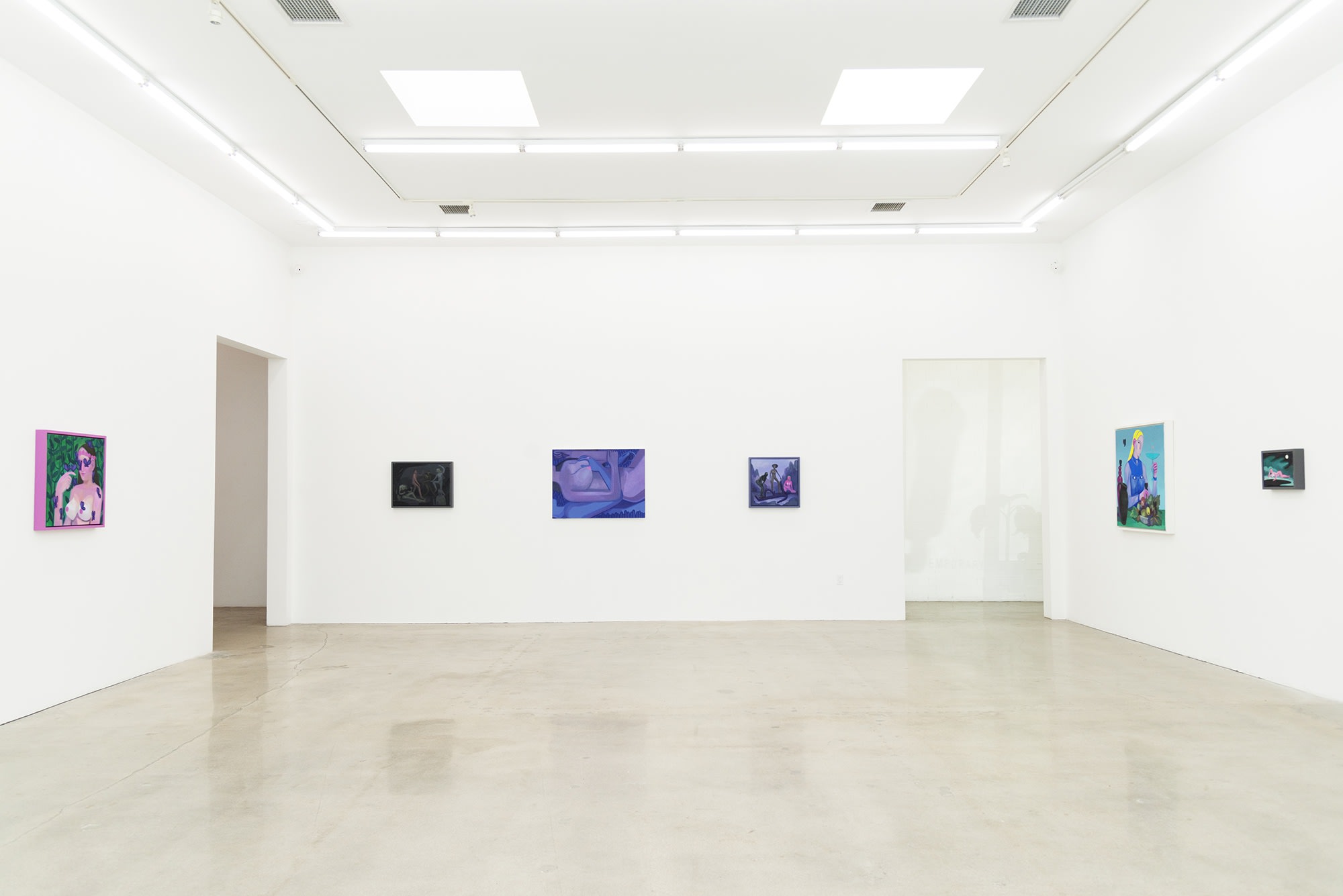 Gallery installation photo of Corey Lamb's solo show "Natural Selection"