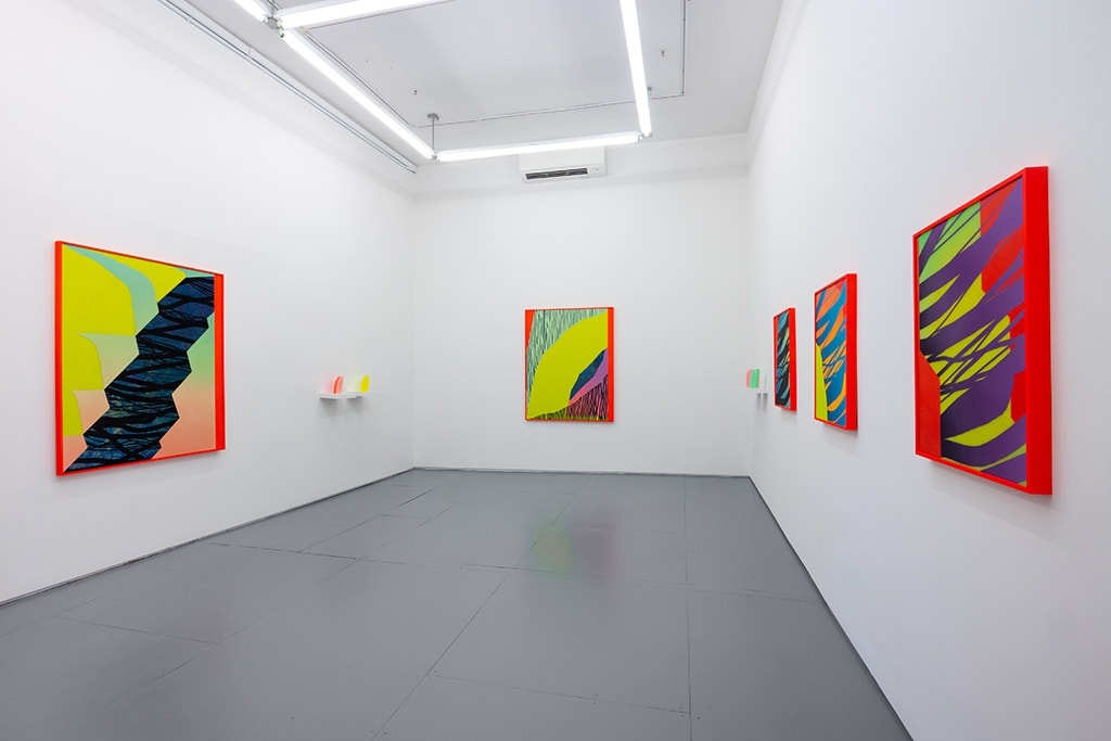 Installation views of Rachel Strum's solo show 