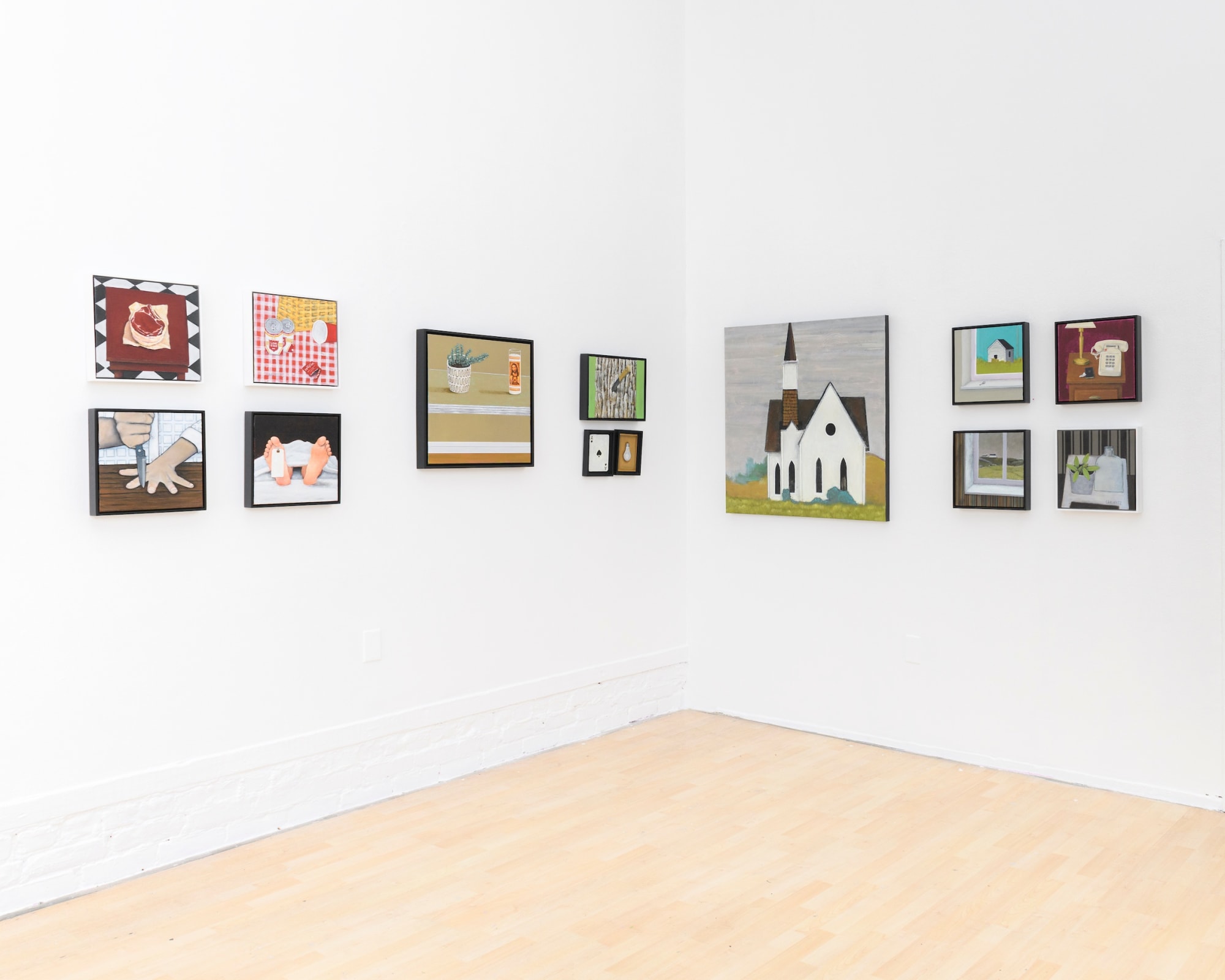 installation view of Gabe Langholtz solo show at Hashimoto San Francisco 
