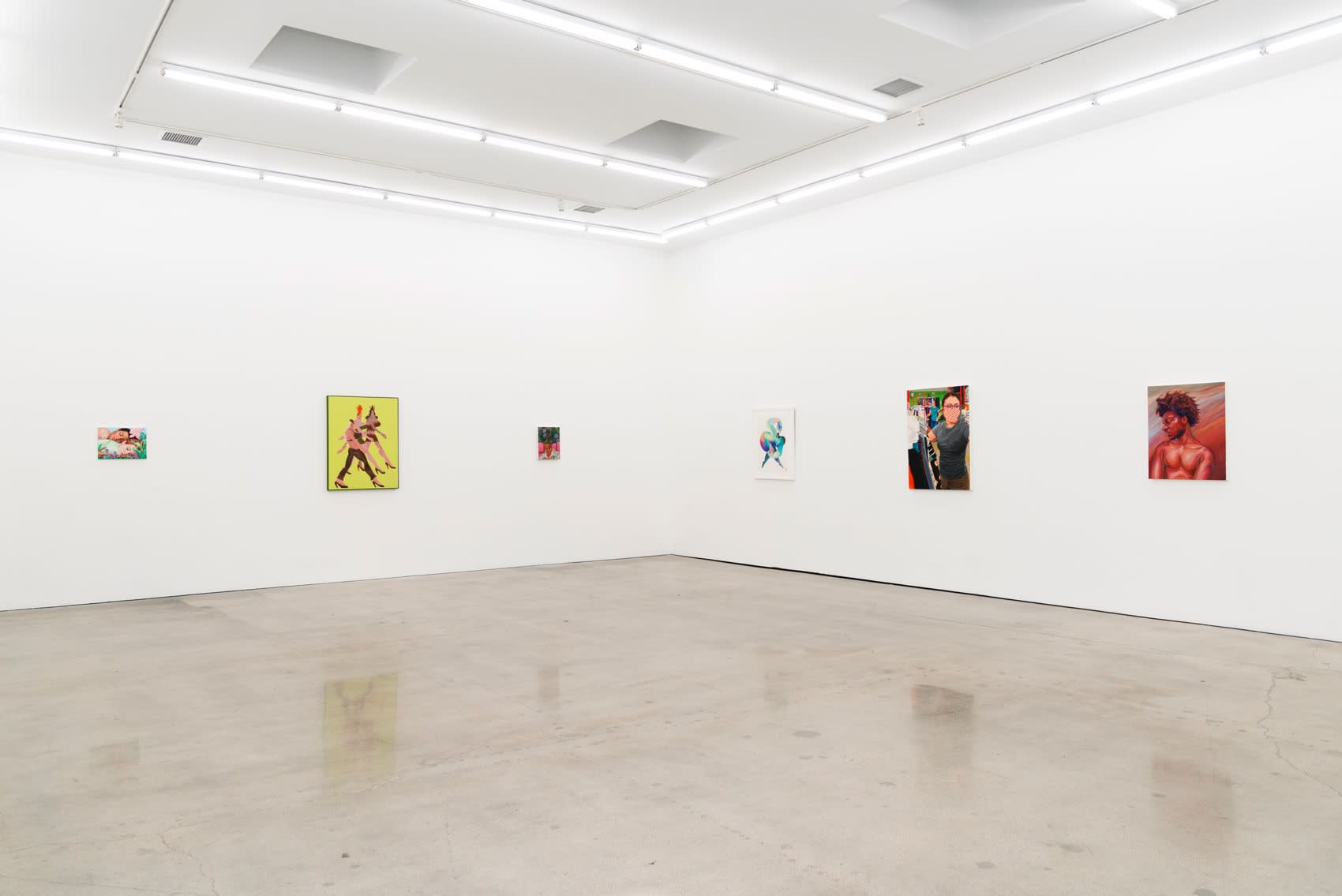 Installation image of Somebody group exhibition at Hashimoto Contemporary LA 