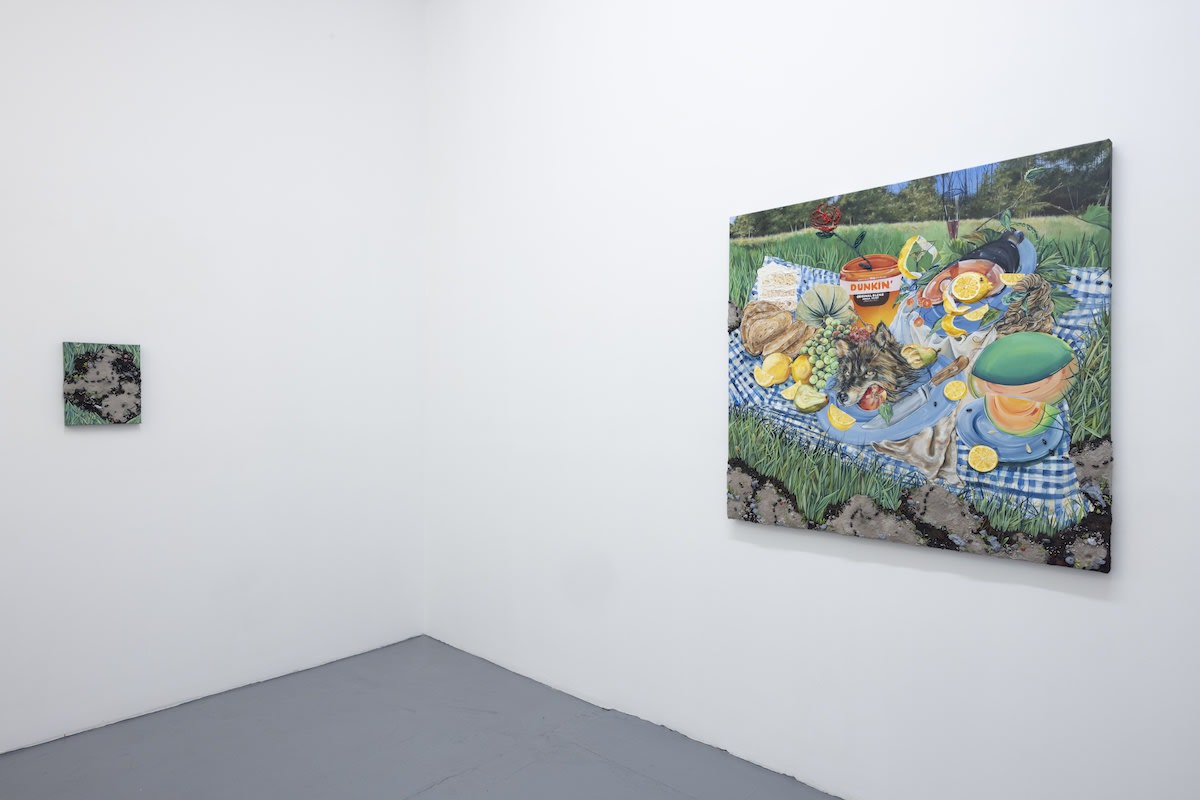 Installation photo from the Nic Dyer Exhibition "BREADCRUMB"