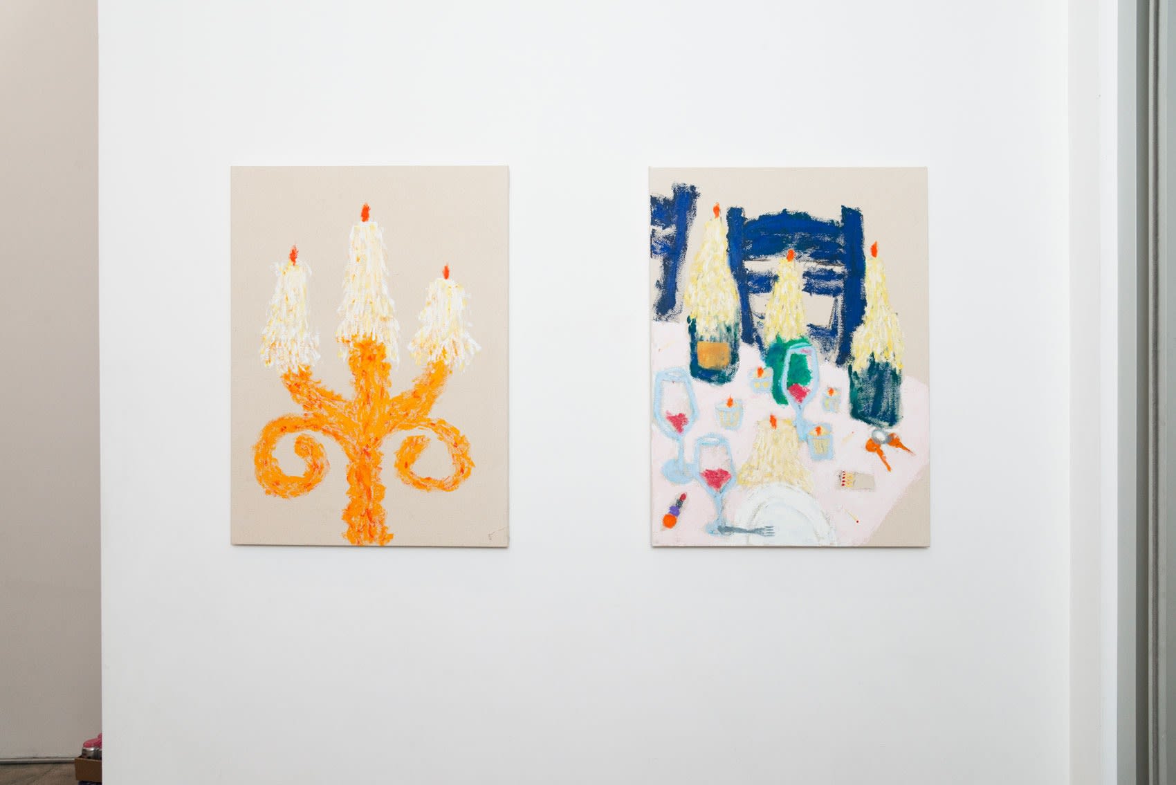 Installation view of Michael McGregor's exhibition "Private Party"