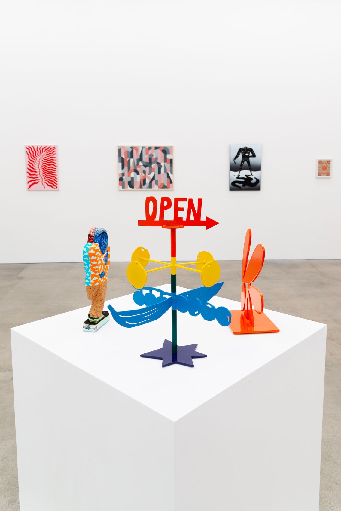 Installation image of group exhibition A Decade of the Jaunt at Hashimoto Contemporary Los Angeles