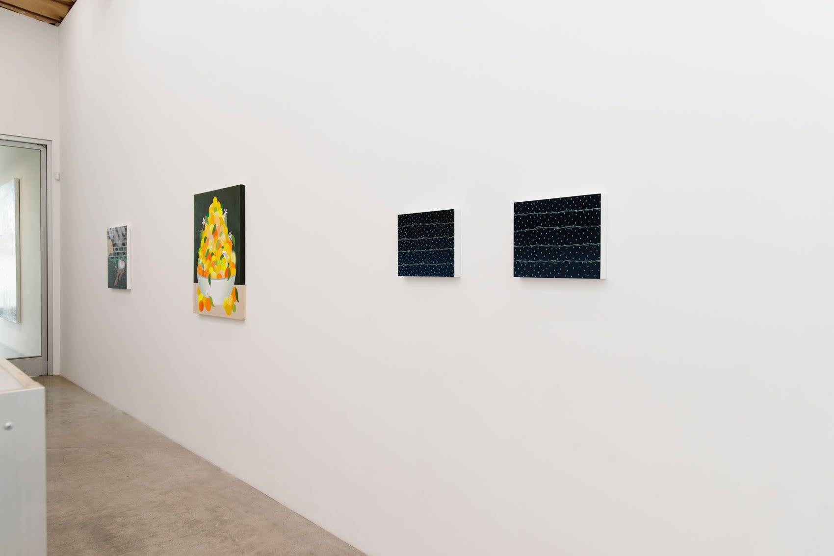 Installation image of group exhibition Pith at Hashimoto Contemporary LA 