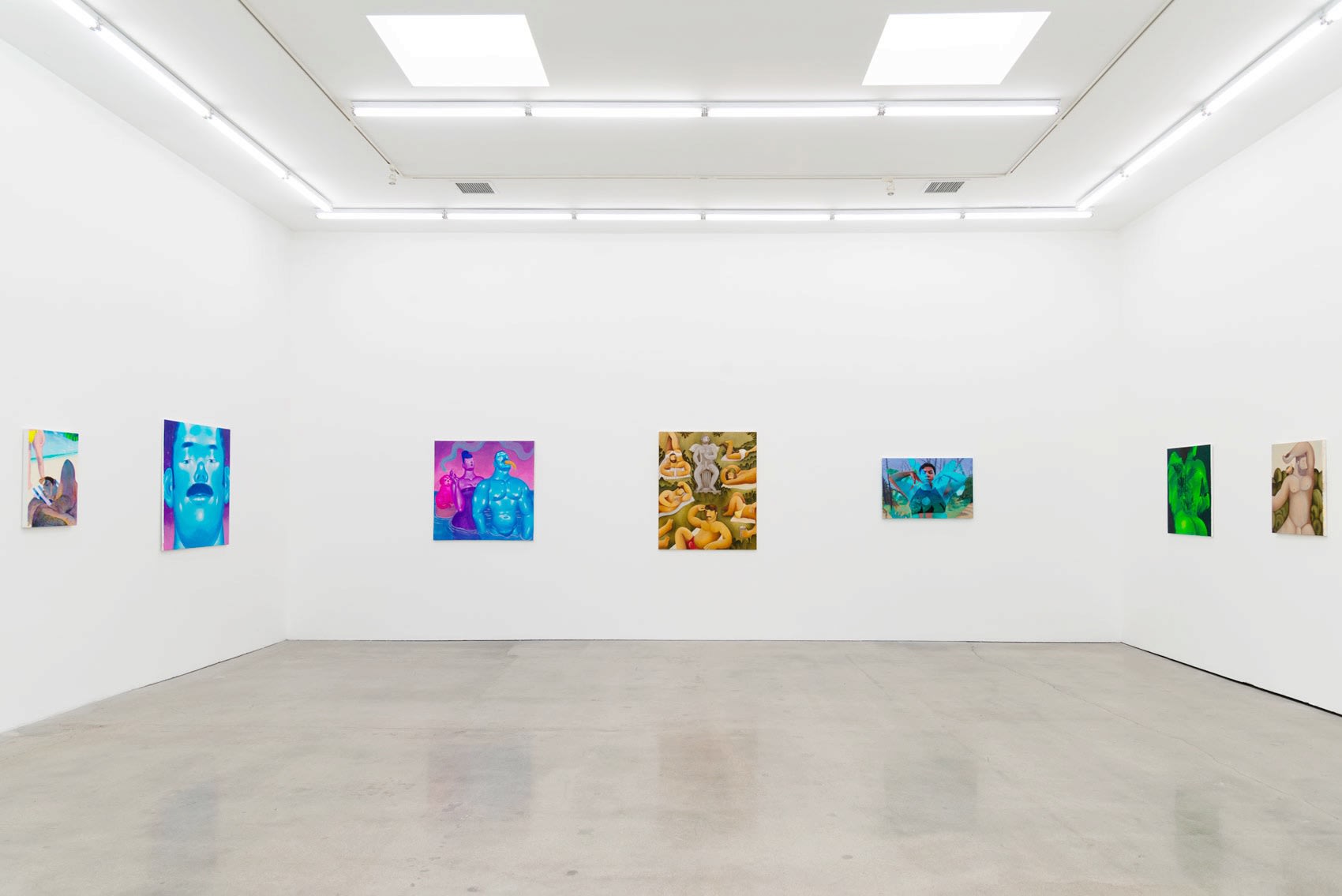 Installation shot of the group exhibition Are You A Friend Of Dorothy? at Hashimoto Contemporary LA.