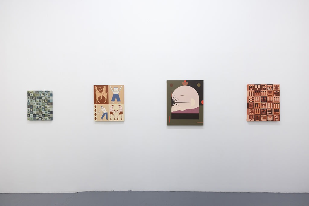 Installation image of Madeleine Tonzi and Keya Tama exhibition