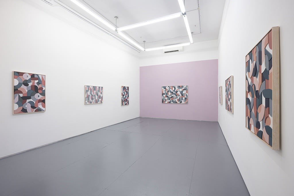 Installation image of Scott Albrecht exhibition "The Shadow of The Sun"