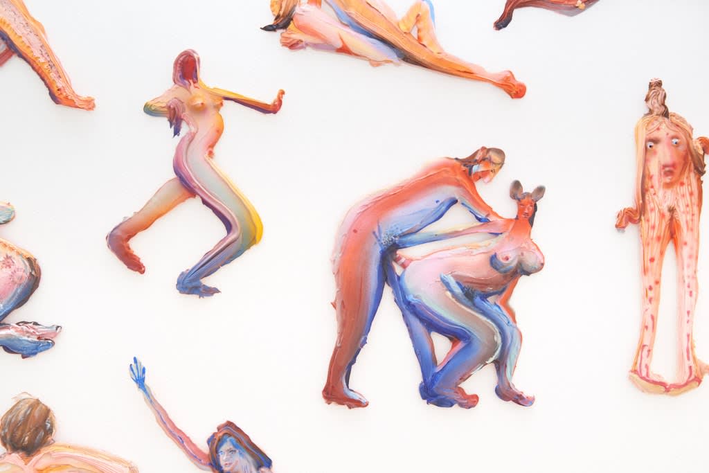 Installation image of Kate Klingbeil's "Pith" at Hashimoto Contemporary SF