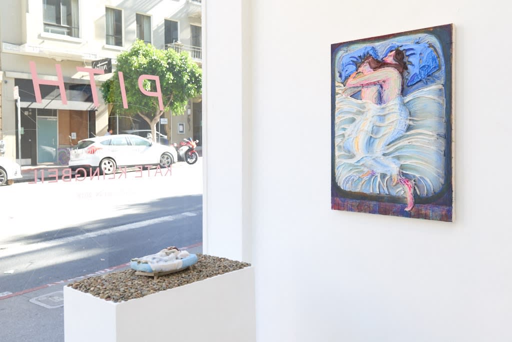 Installation image of Kate Klingbeil's "Pith" at Hashimoto Contemporary SF