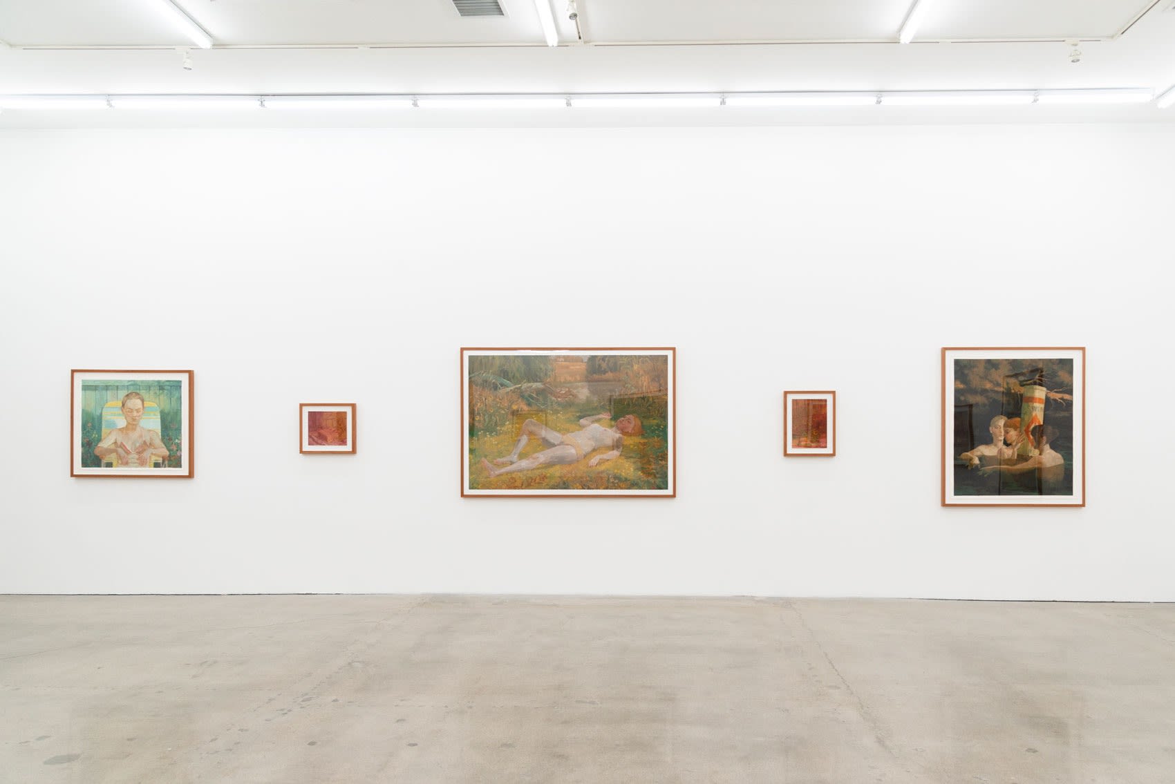 Installation image of Rachel Gregor's solo exhibition Still Summer at Hashimoto Contemporary Los Angeles