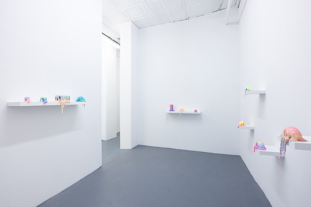 installation view of Dan Lam sculpture exhibition 