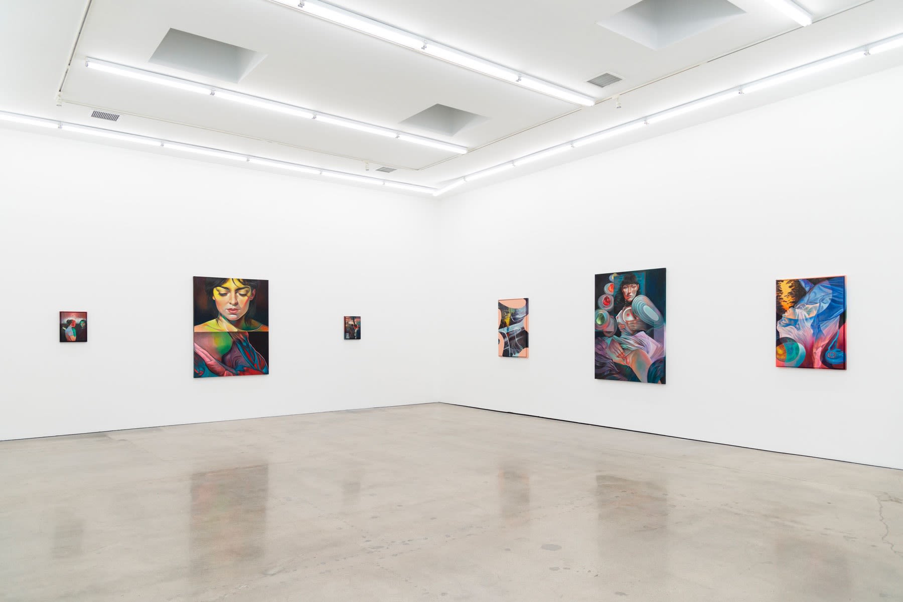 Installation image of Martine Johanna's exhibition at Hashimoto Contemporary Los Angeles 
