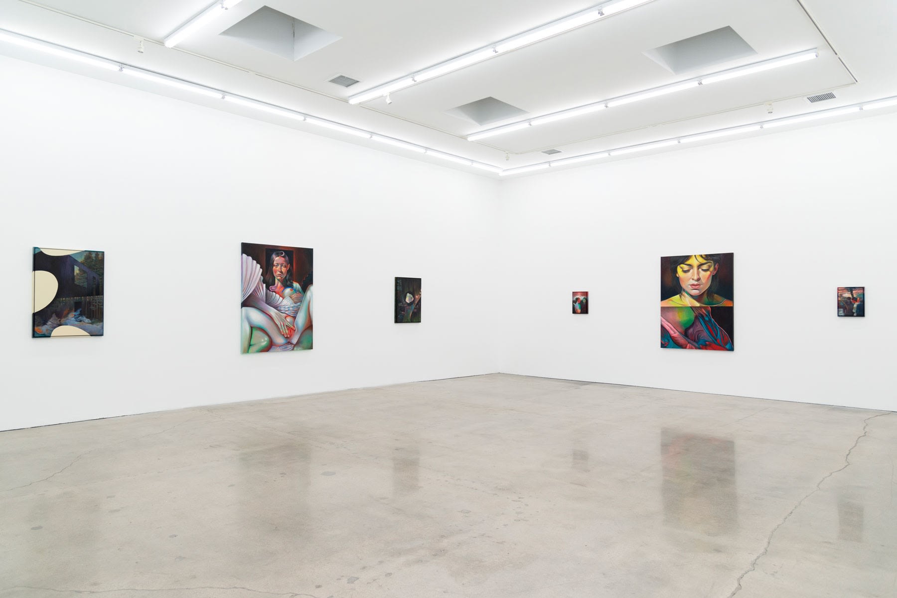 Installation image of Martine Johanna's exhibition at Hashimoto Contemporary Los Angeles 