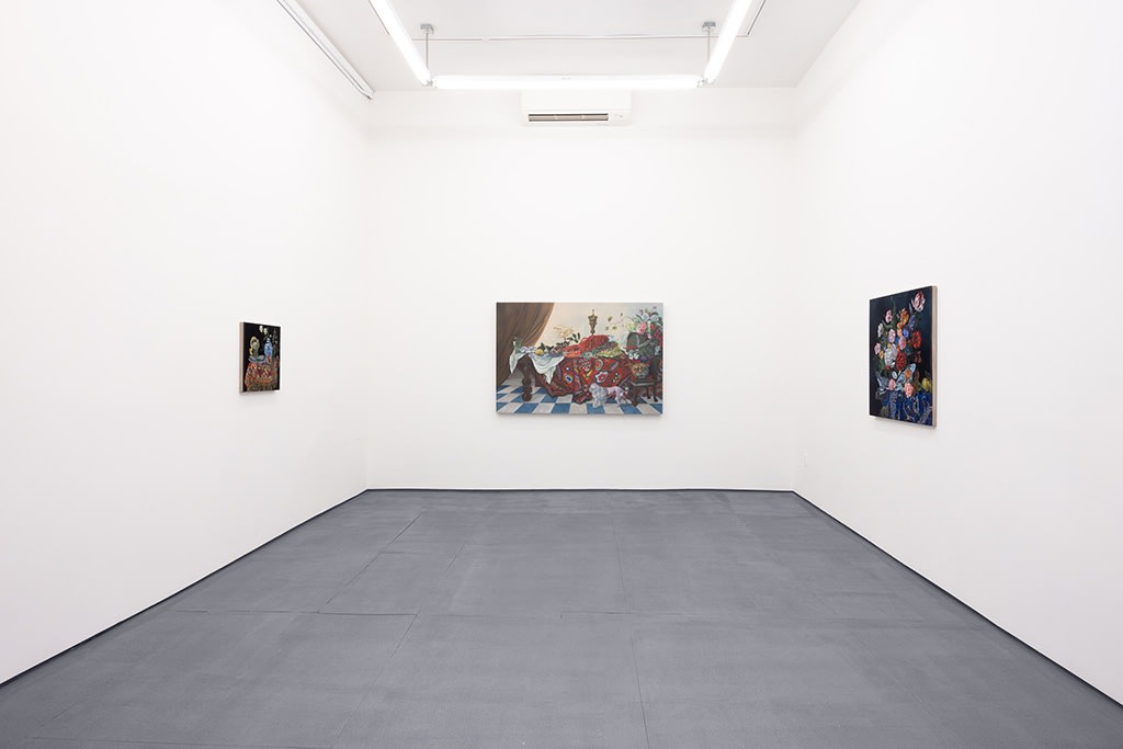 Installation image of Sabrina Bockler "Coquette" exhibition