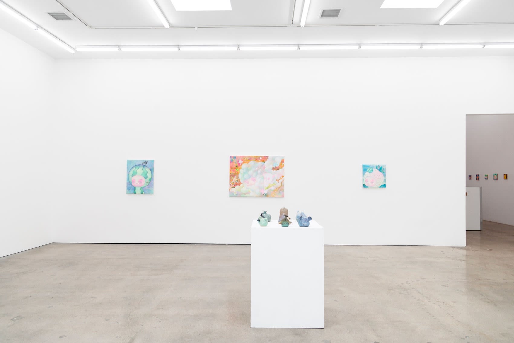Installation view of So Youn Lee's work at Hashimoto Contemporary Los Angeles