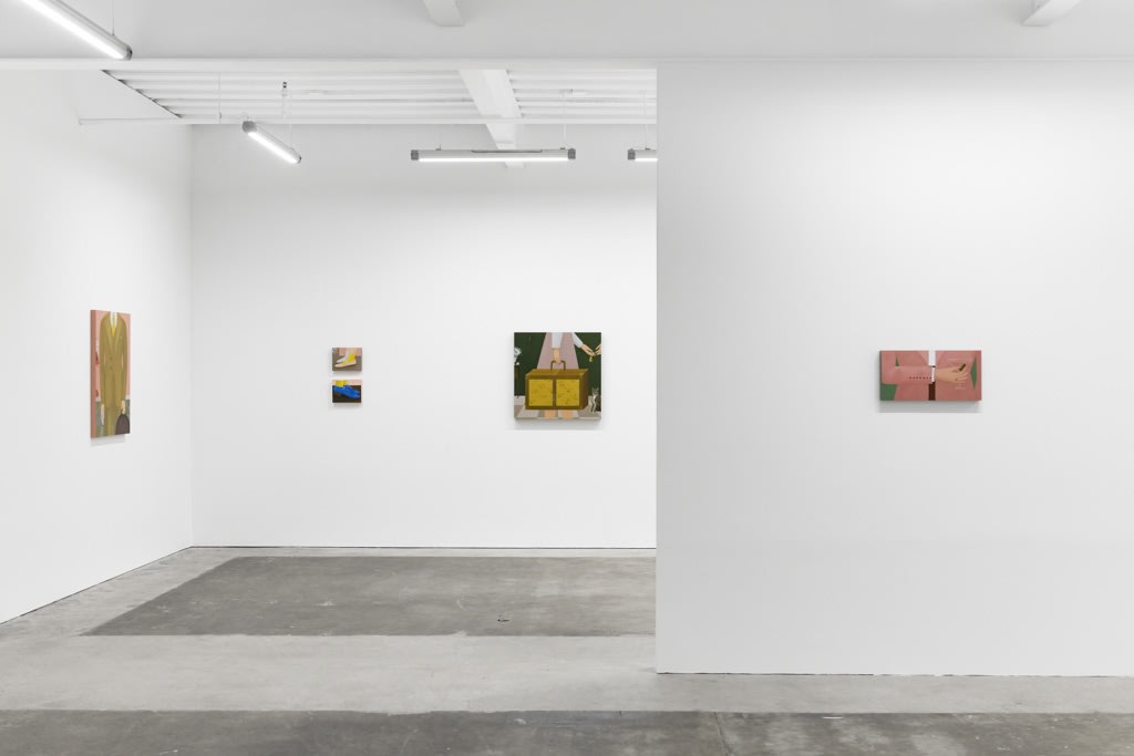 Installation view of Angela Burson's solo exhibition "Close Encounters" at Hashimoto Contemporary San Francisco