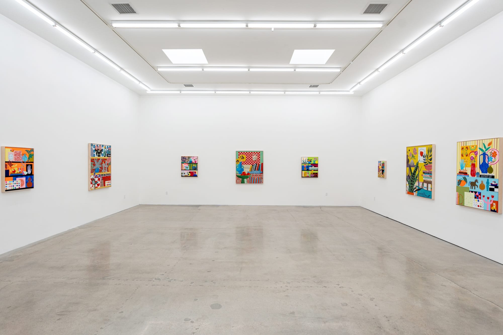 Installation image of Mary Finlayson's artwork at Hashimoto Contemporary Los Angeles