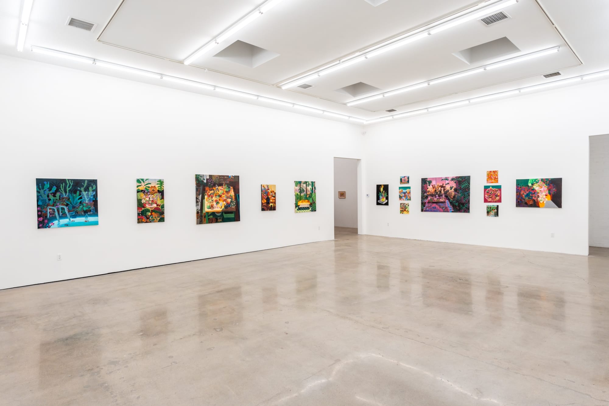 Installation image of Nicholas Bono Kennedy's work at Hashimoto Contemporary LA