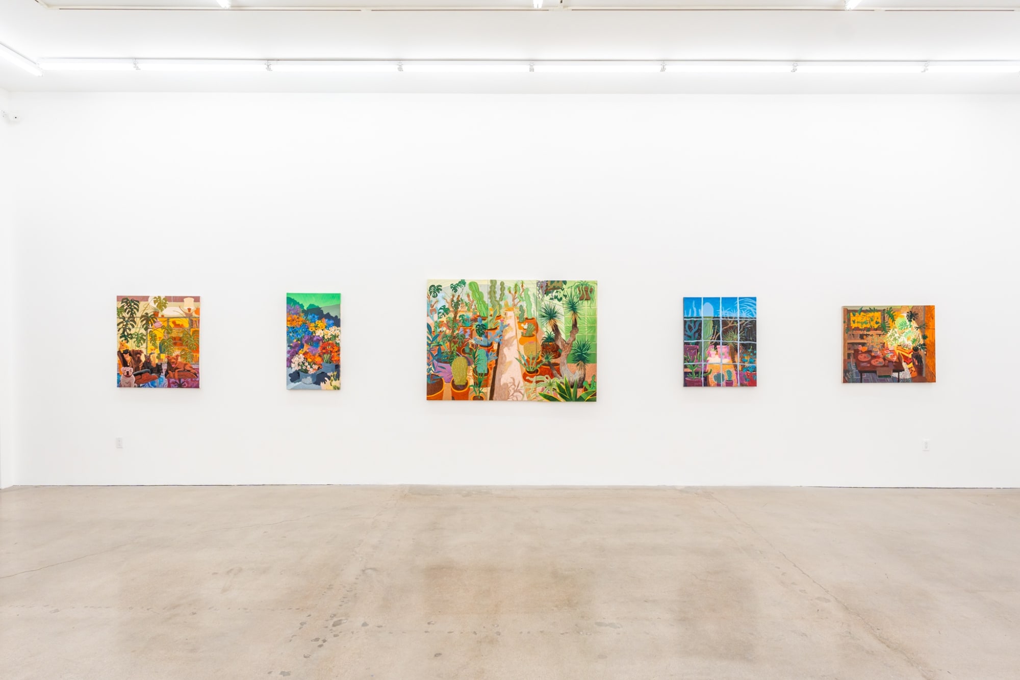 Installation image of Nicholas Bono Kennedy's work at Hashimoto Contemporary LA