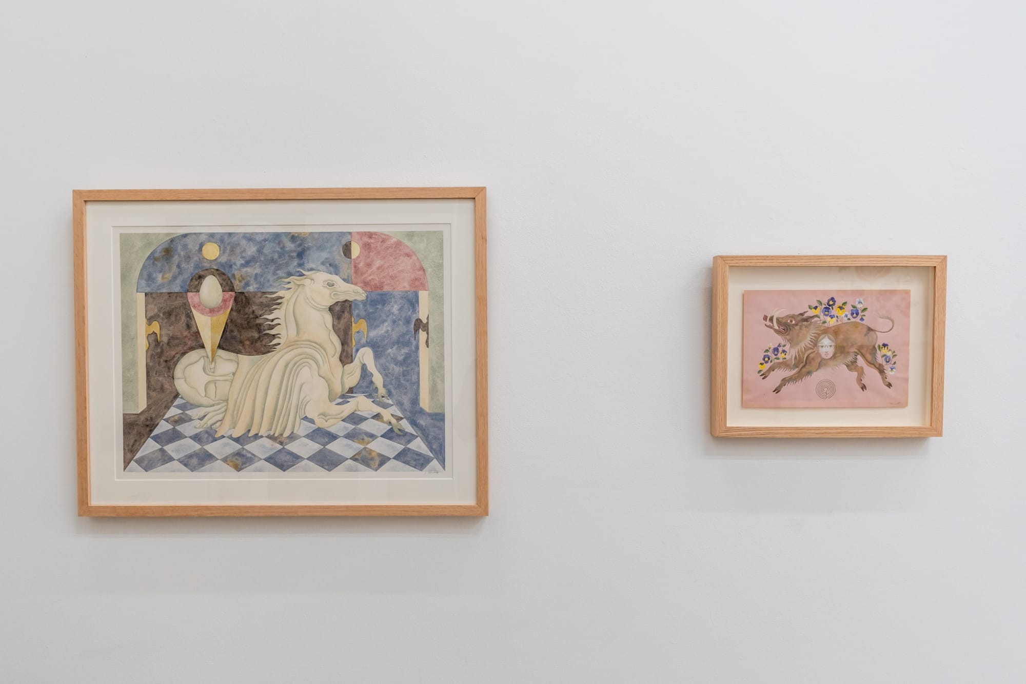 Installation image of Lou Benesch's work at Hashimoto Contemporary LA