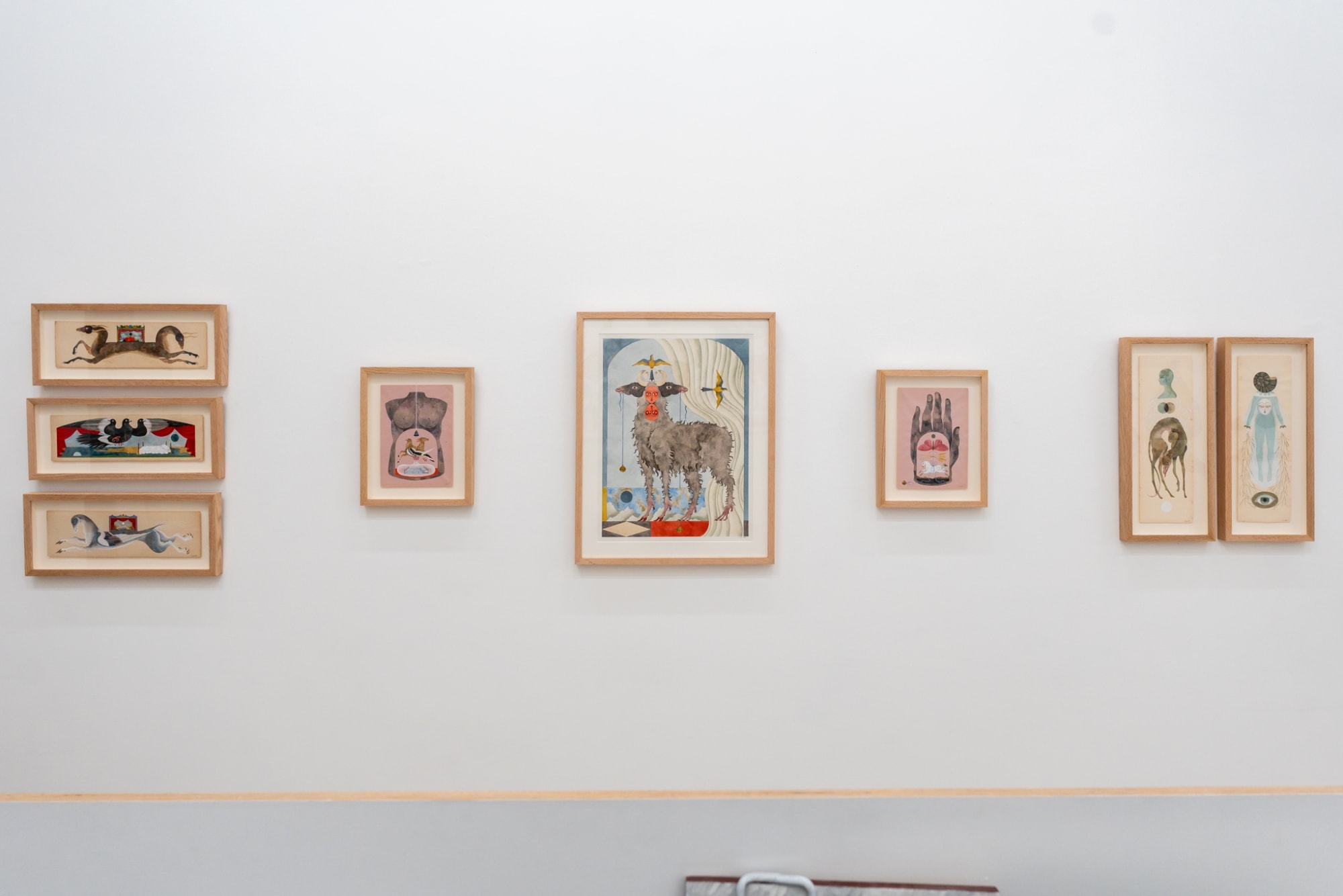 Installation image of Lou Benesch's work at Hashimoto Contemporary LA