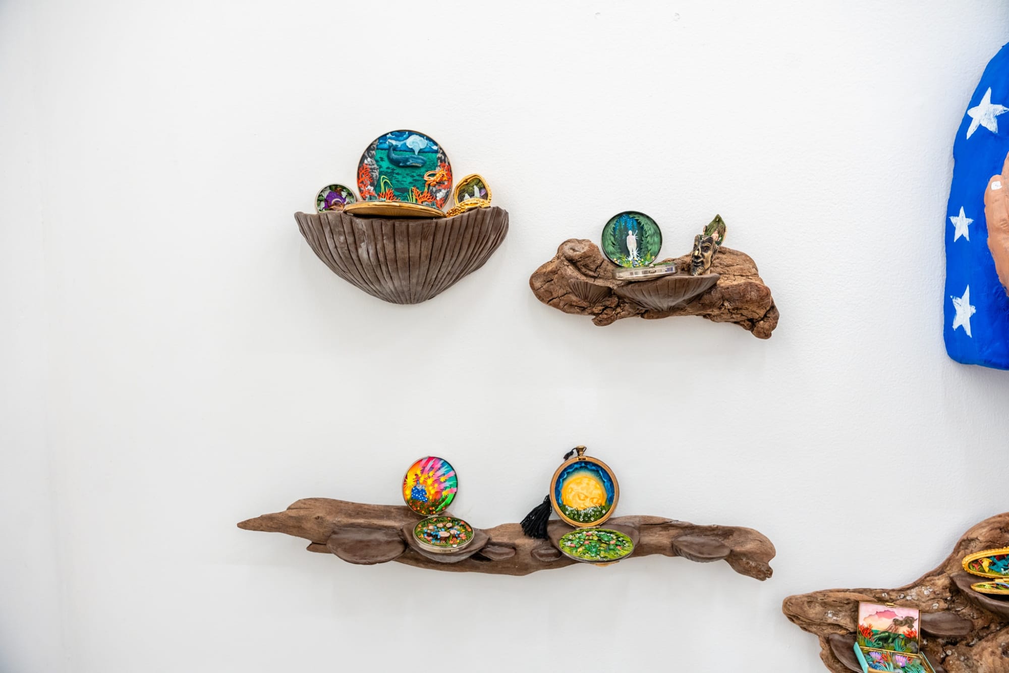 Installation image of Shannon Taylors artwork at Hashimoto Contemporary LA