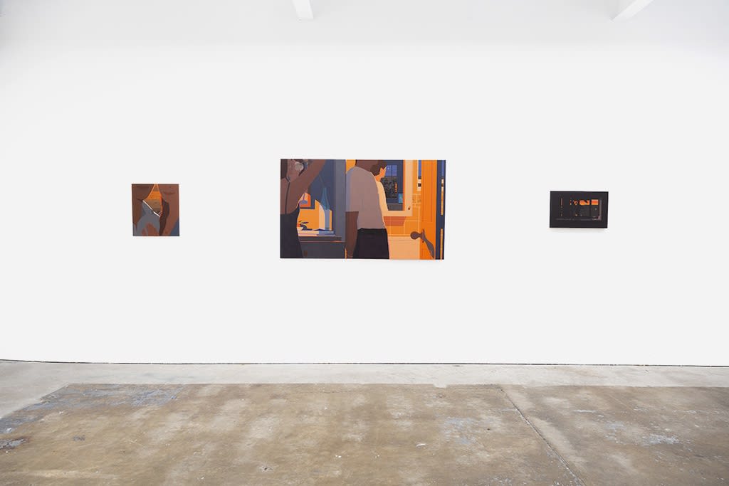 Installation view of Adrian Kay Wong "Same Time, Same Place," at Hashimoto Contemporary San Francisco