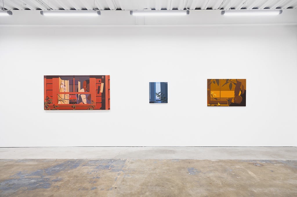 Installation view of Adrian Kay Wong "Same Time, Same Place," at Hashimoto Contemporary San Francisco