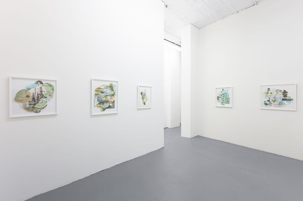Installation view of Gregory Euclide's Assembled Lands