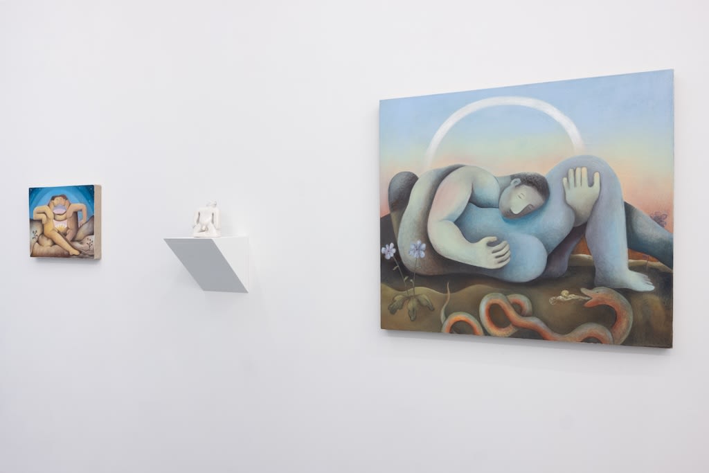 Installation view of Carlos Rodriguez "The Light That Passes Through us"