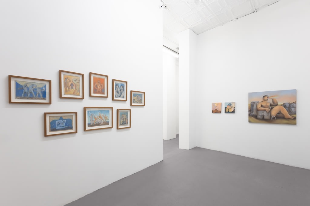 Installation view of Carlos Rodriguez "The Light That Passes Through us"