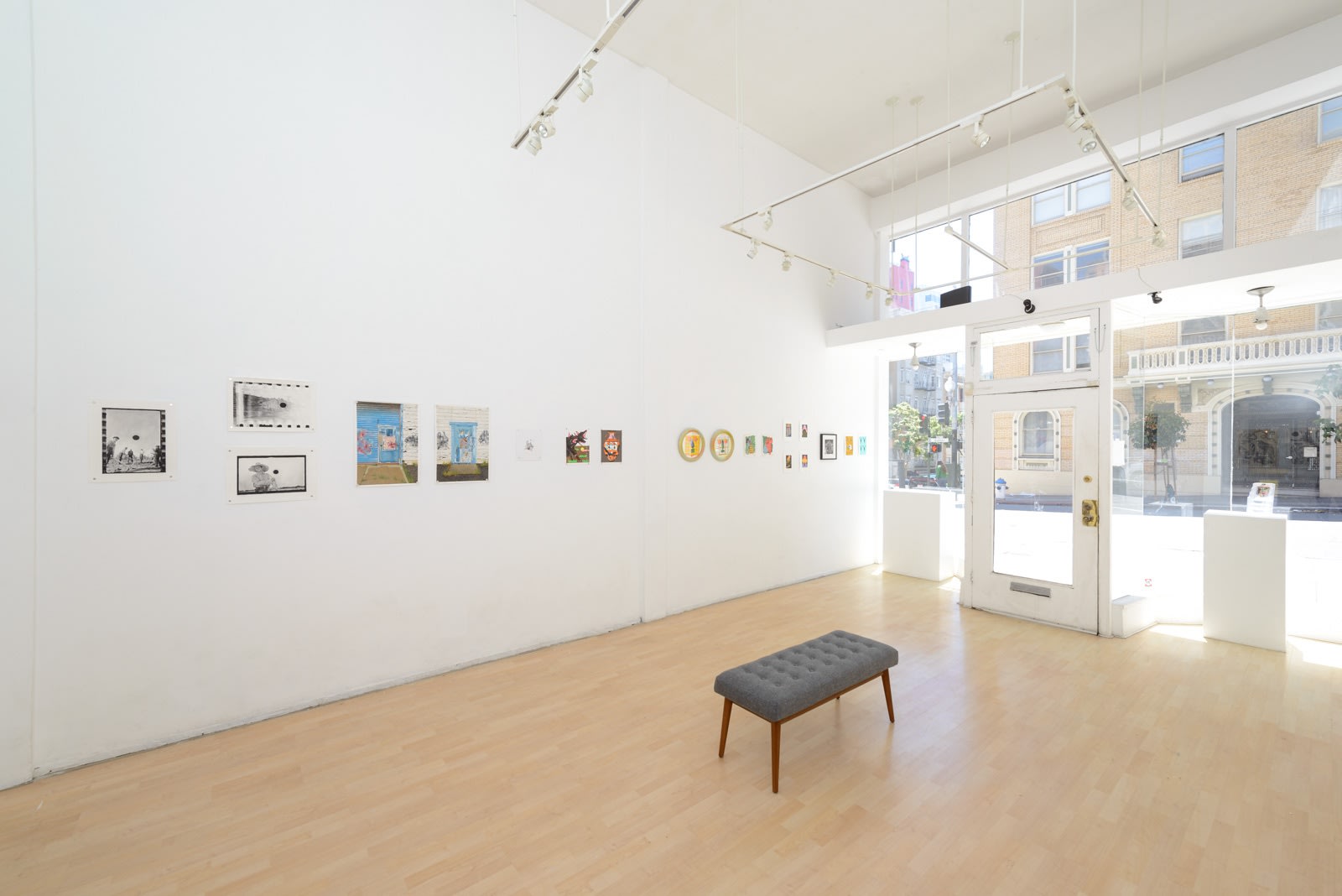 Installation view of "Friends & Family" group show in SF