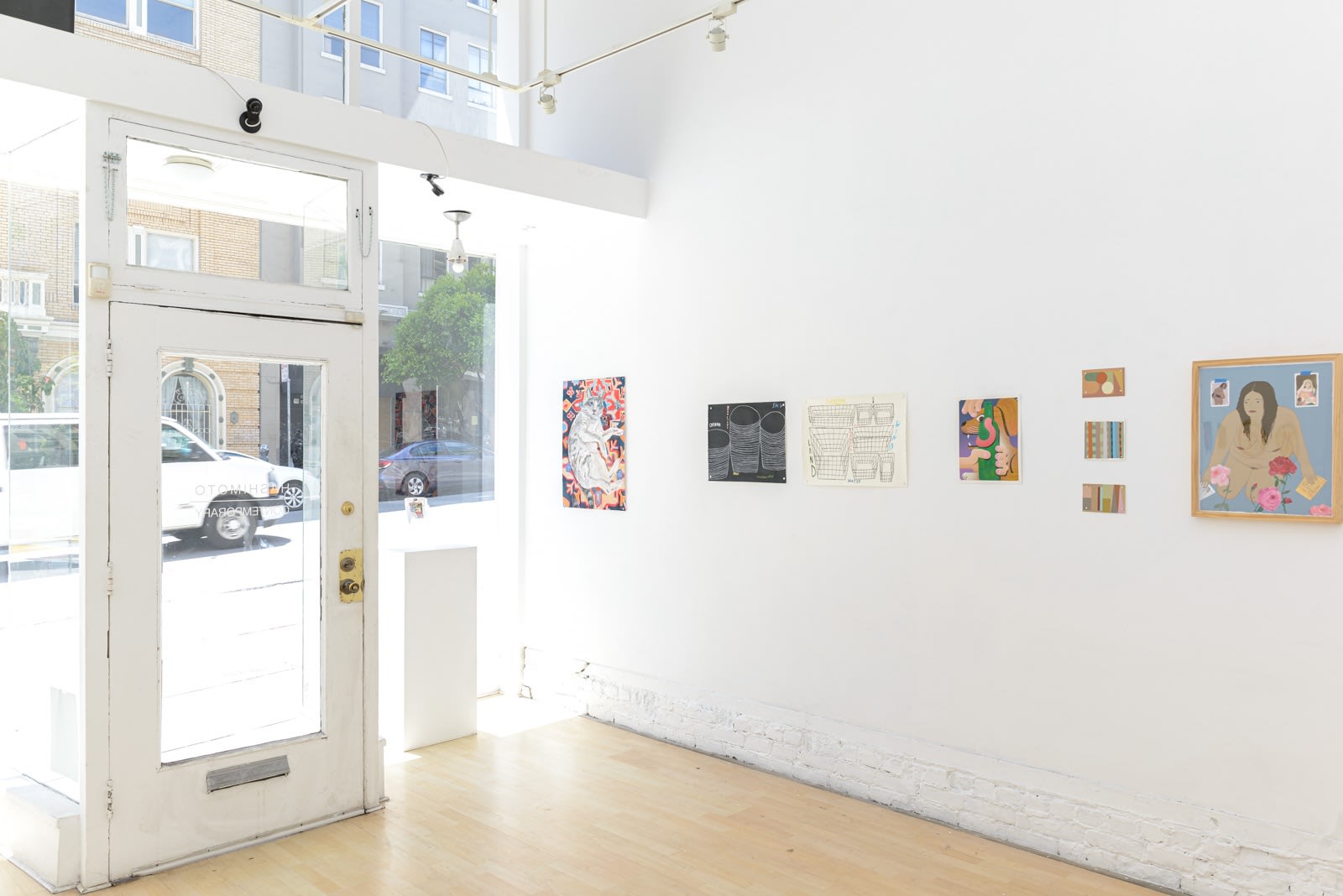 Installation view of "Friends & Family" group show in SF