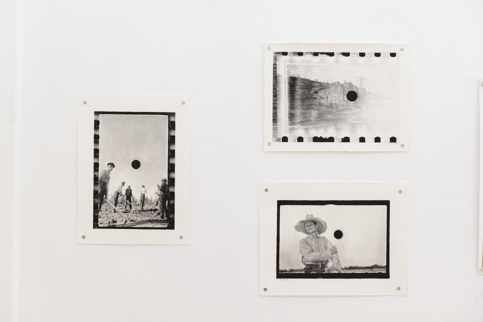 Installation view of "Friends & Family" group show in SF