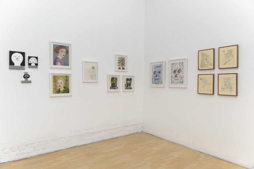 Installation image from "A Tree Falling In The Woods" curated by FMLY Projects at Hashimoto Contemporary SF