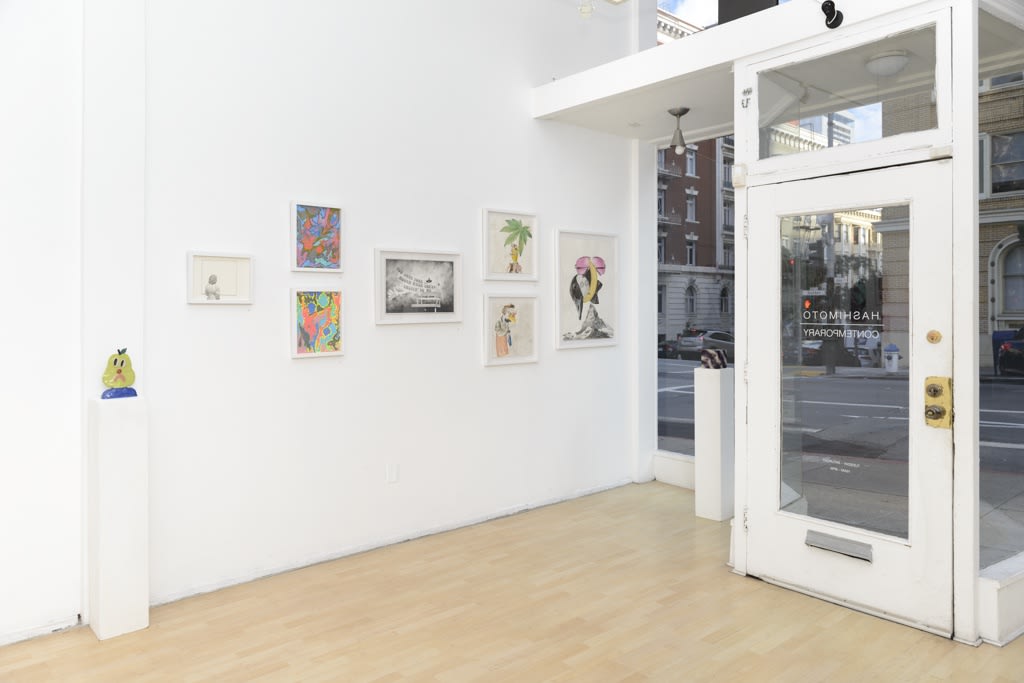 Installation image from "A Tree Falling In The Woods" curated by FMLY Projects at Hashimoto Contemporary SF