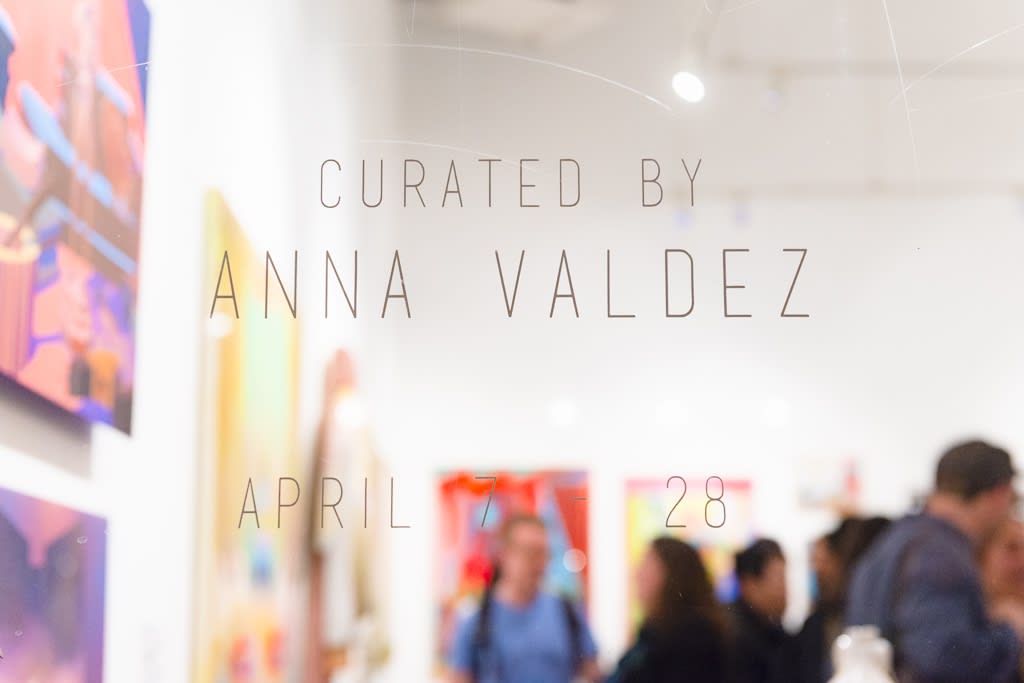 Installation image from "Reading Between the Lines" curated by Anna Valdez at Hashimoto Contemporary SF