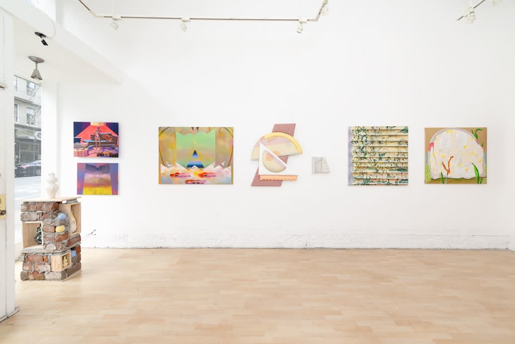 Installation image from "Reading Between the Lines" curated by Anna Valdez at Hashimoto Contemporary SF